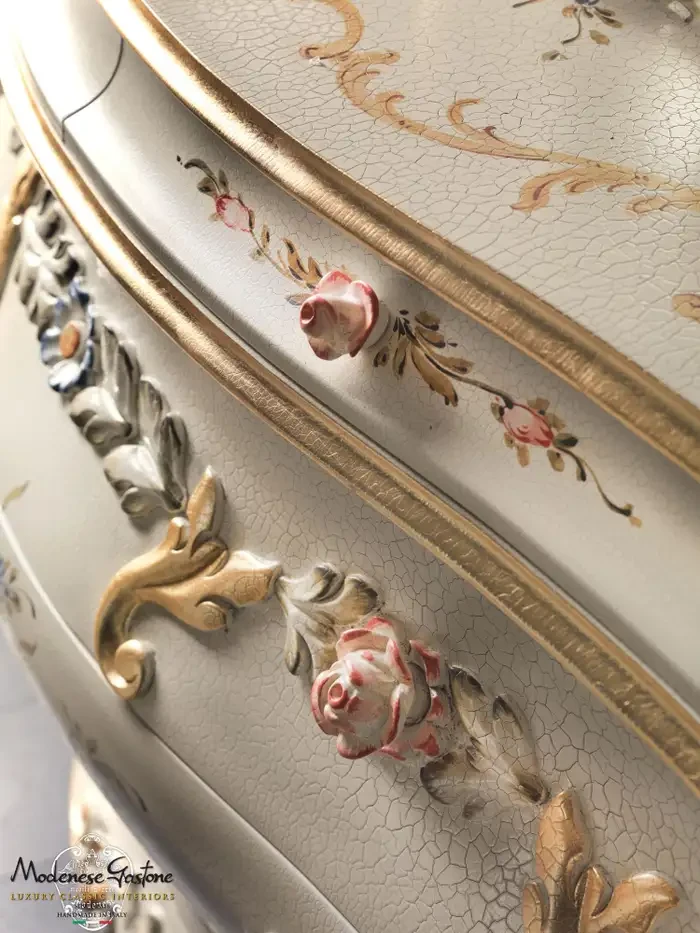 DAPHNE CLAIR FRENCH BED WITH LOW FOOTBOARD