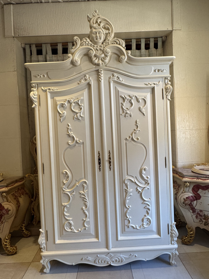 Marie Antoinette Armoire, Ivory