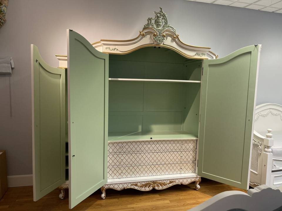 Marie Antoinette Armoire, Ivory