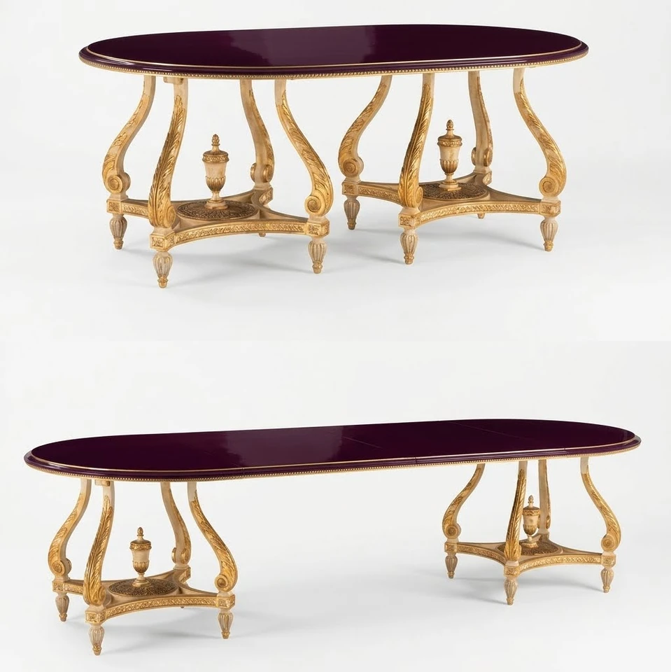 The Imperial Aubergine & Gold Rococo Dining Masterpiece (By Atelier Vesper)
