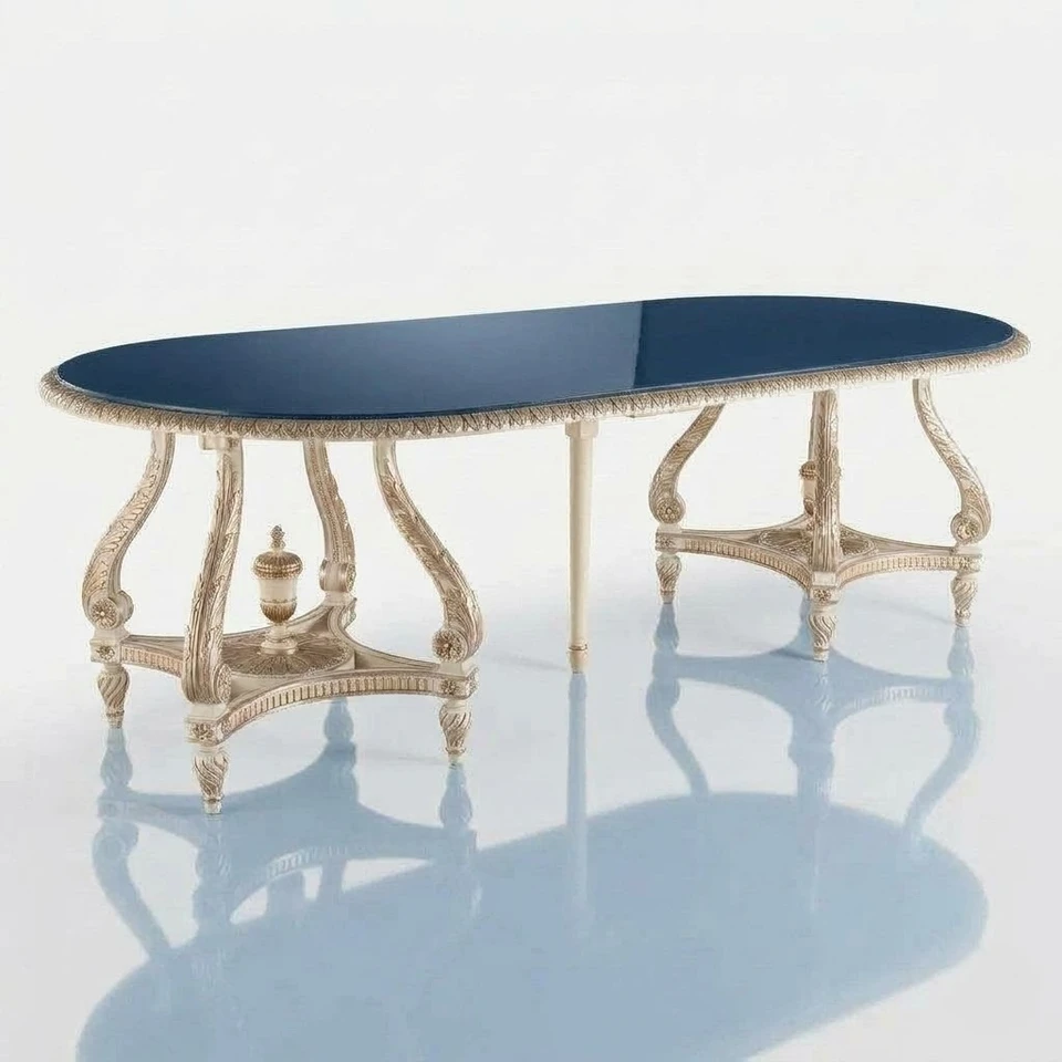 The Royal Sapphire & Silver Rococo Dining Masterpiece (By Atelier Vesper)