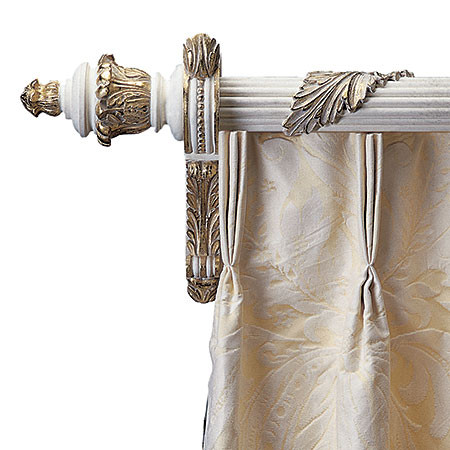 Wood Poles & Finials....Traditional Collection