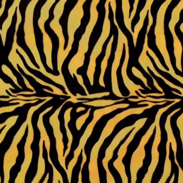 Zebra Gold and Black