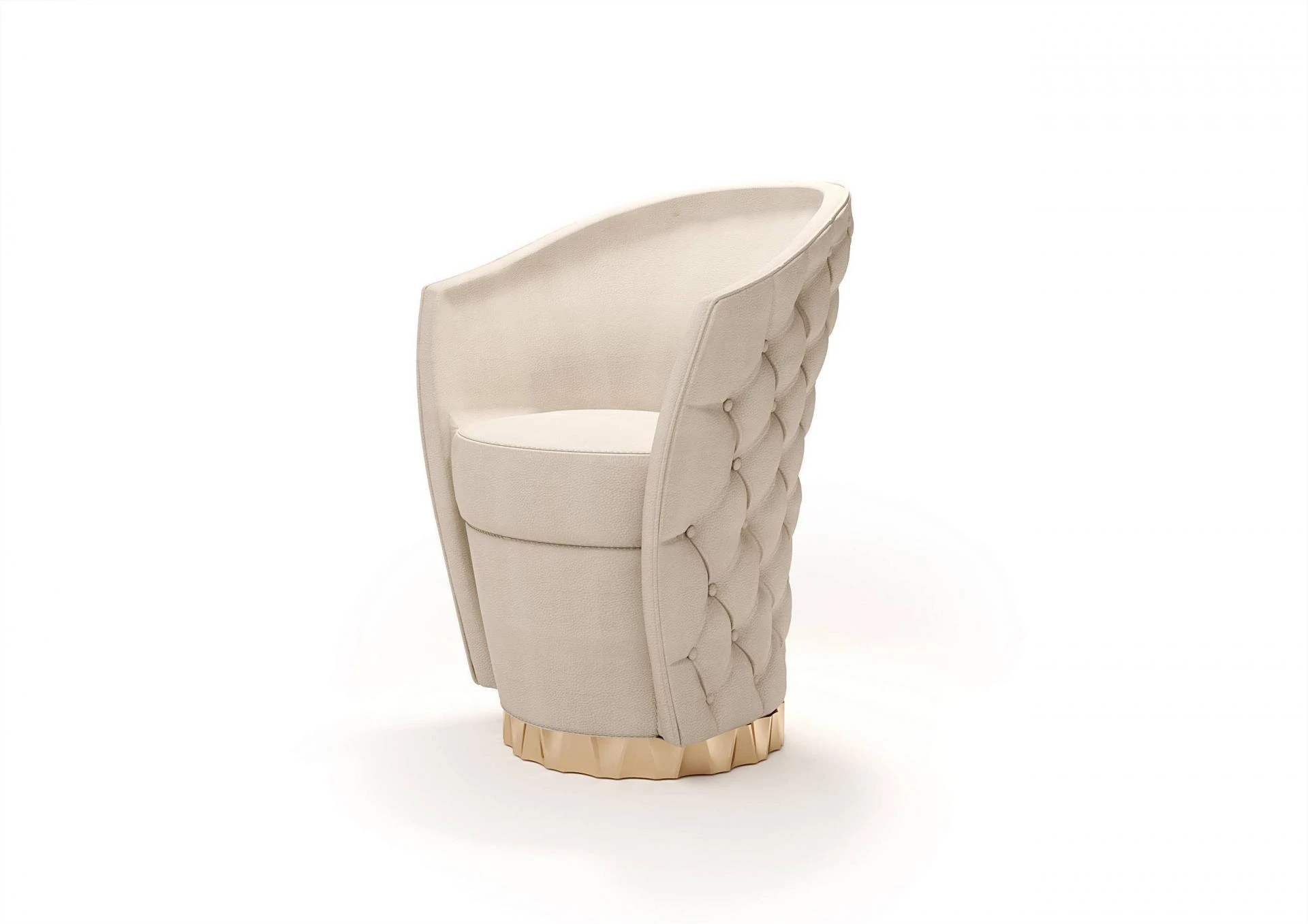 London Tufted Swivel Chair