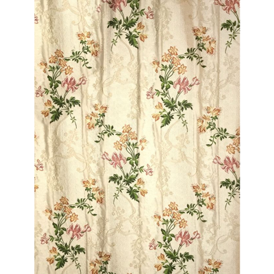 SCALAMANDRE SPOLINATO OFF WHITE FABRIC BY THE YARD - French Country  Furniture USA