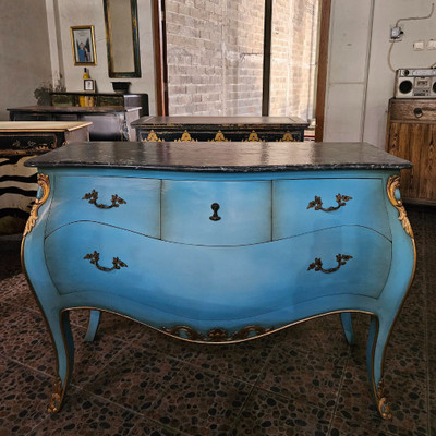 french blue and gold chest of drawers french blue and gold chest of drawers