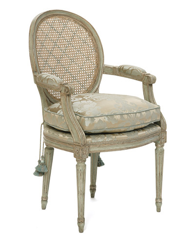 Louis XVI armchair - Royal Blue - Louis XVI Furniture
