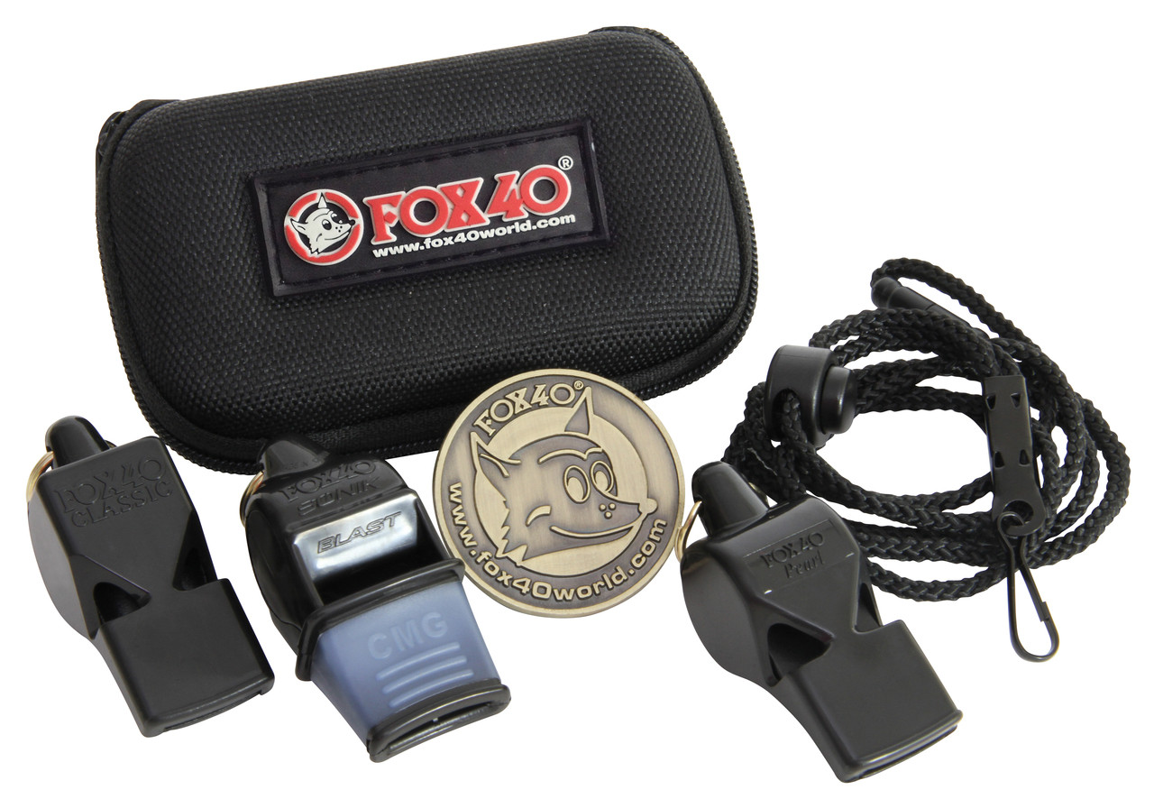 Fox 40 Whistles 3-Pack and Coin