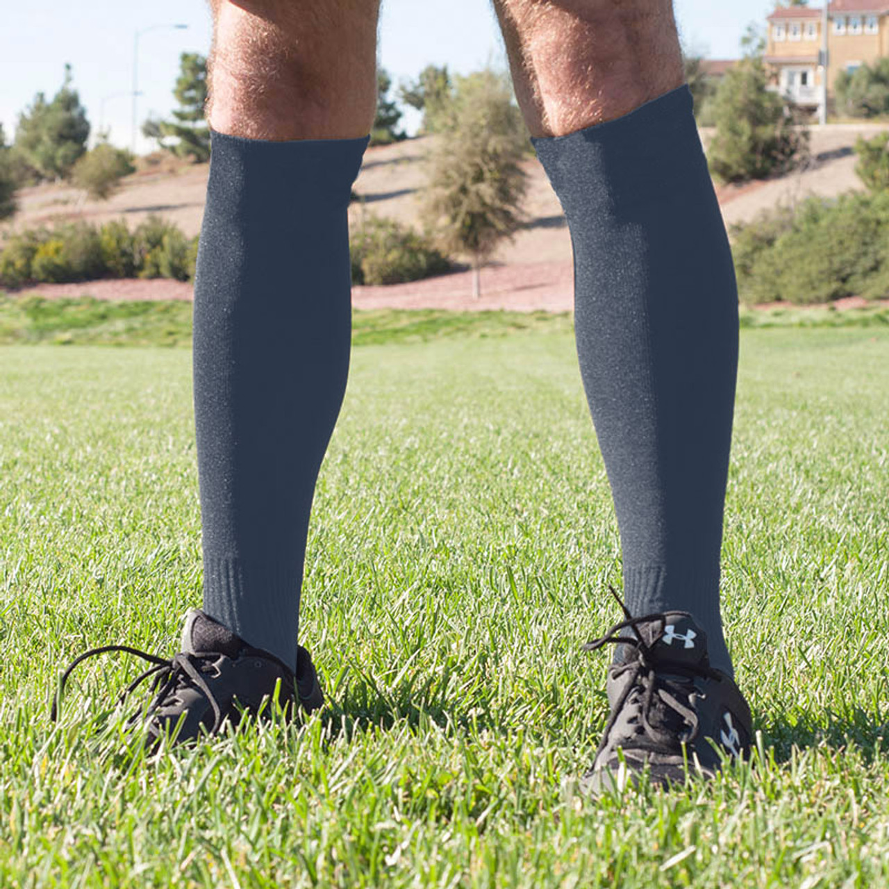 Collegiate Navy Blue Soccer Referee Socks