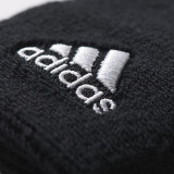 Adidas Interval Reversible Wristbands (Black/White Pair)