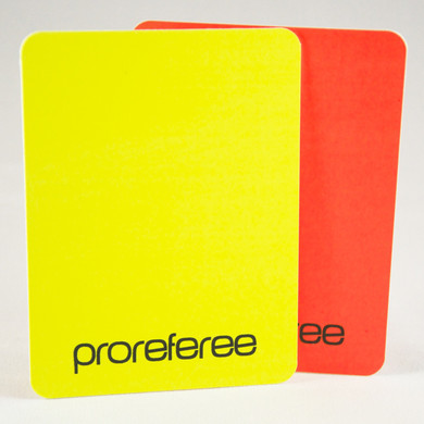 Disciplinary Yellow and Red Card Set