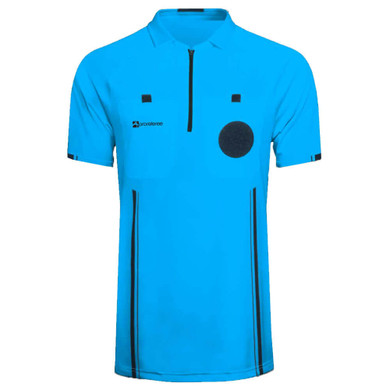 Soccer Referee Jersey Short Sleeve (Blue) 