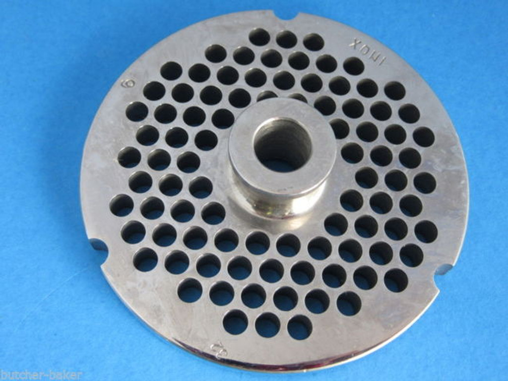 #32 x 1/4" w/ HUB Meat Grinder Plate & KNIFE for Hobart Weston LEM Cabelas etc