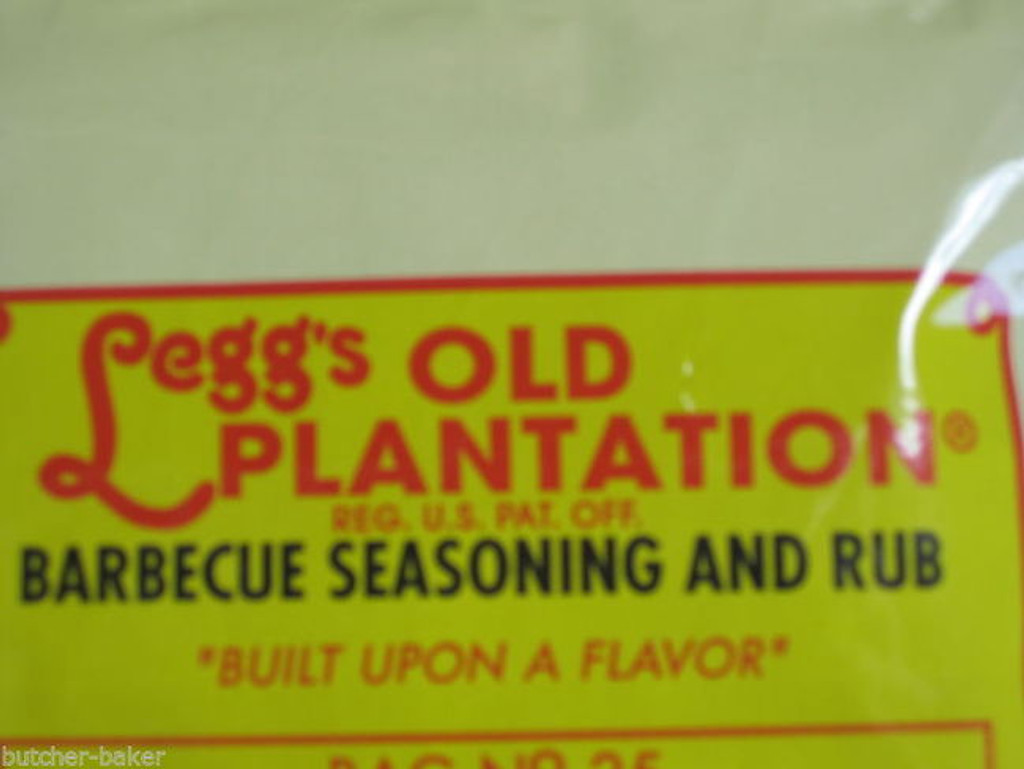 BBQ Rub Leggs Old Plantation for Ribs Beef Brisket Chicken Pork for 25 lbs meat