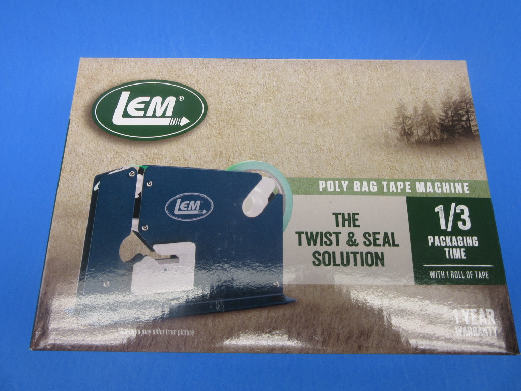 LEM Tape Machine Sealer for Meat Freezer Bags Smokehouse Chef