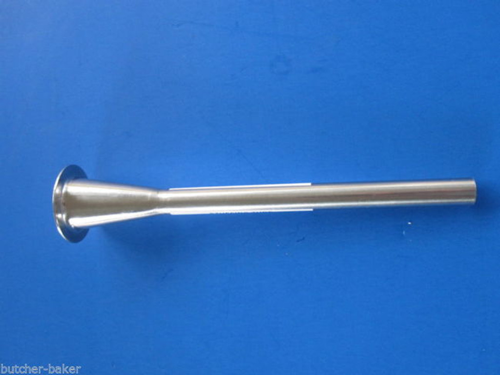 Snack Stick tube 1/2" (13mm) for LEM Model 606 sausage stuffer  Stainless Steel 7" Long