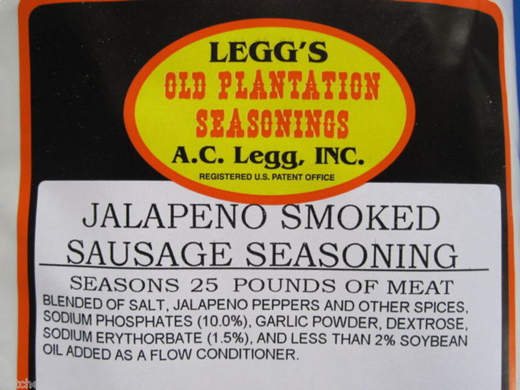 JALAPENO SMOKED LINKS Sausage Seasoning 25 lb w/Cure