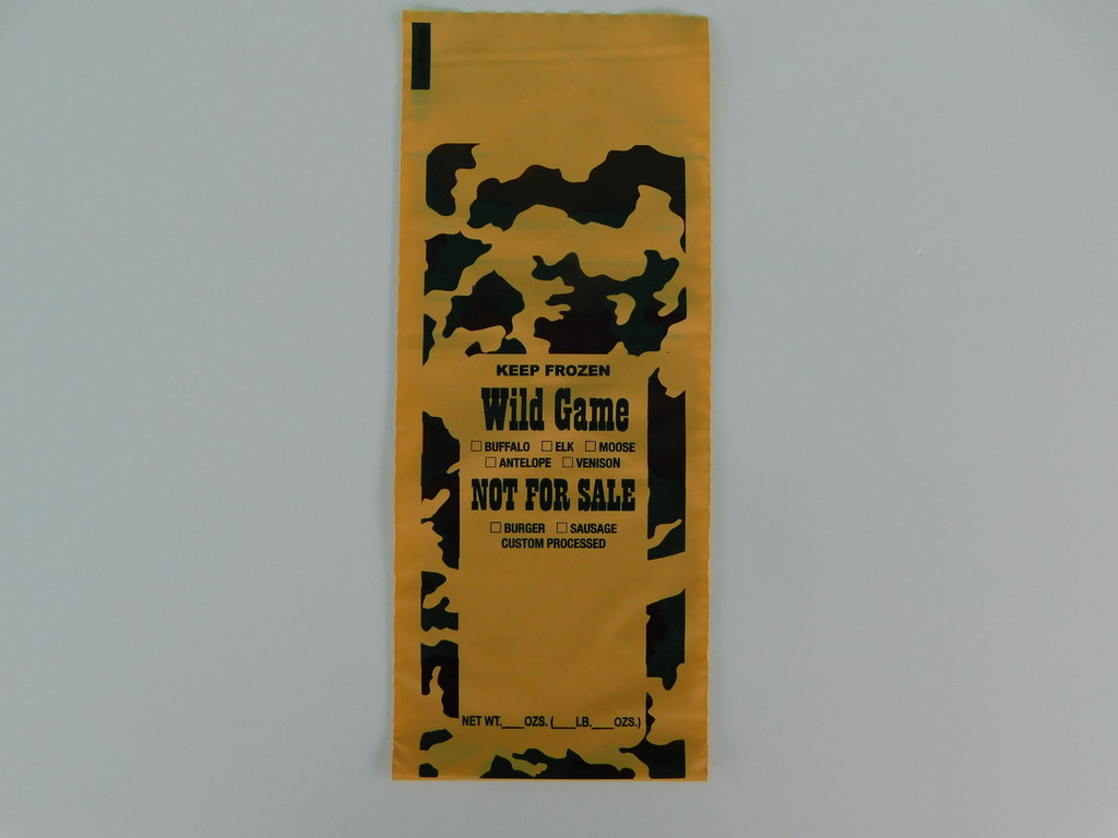 Freezer Bags.  200 ct.  1-Lb capacity for all wild game meat.  Burger Sausage