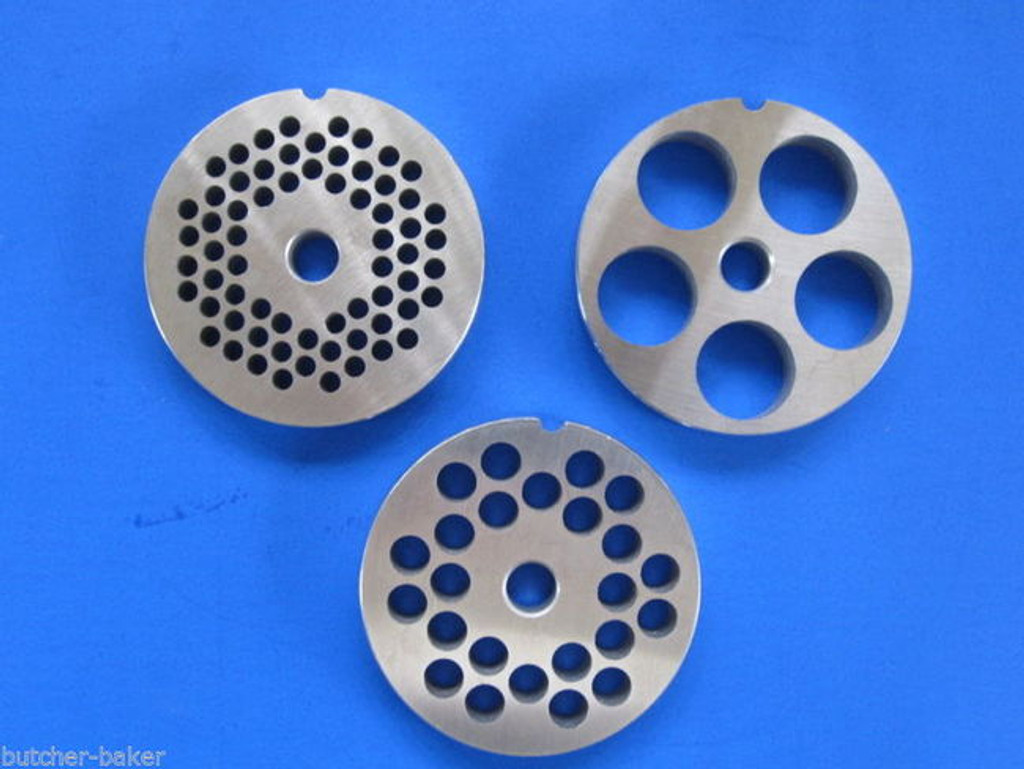 6 pc SET Meat Grinder Disc 3 Plates 3 Knifes Hobart etc