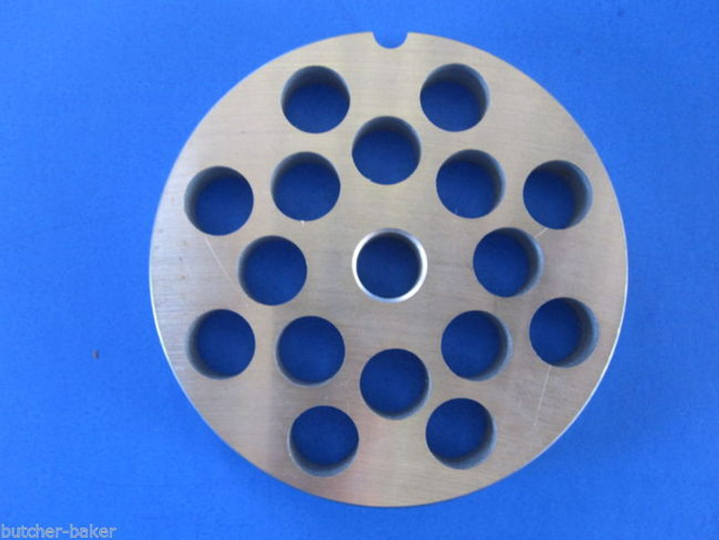 3-pc #22 Meat Grinder plate disc knife 1/2" & 3/4" SET Hobart LEM Cabelas etc