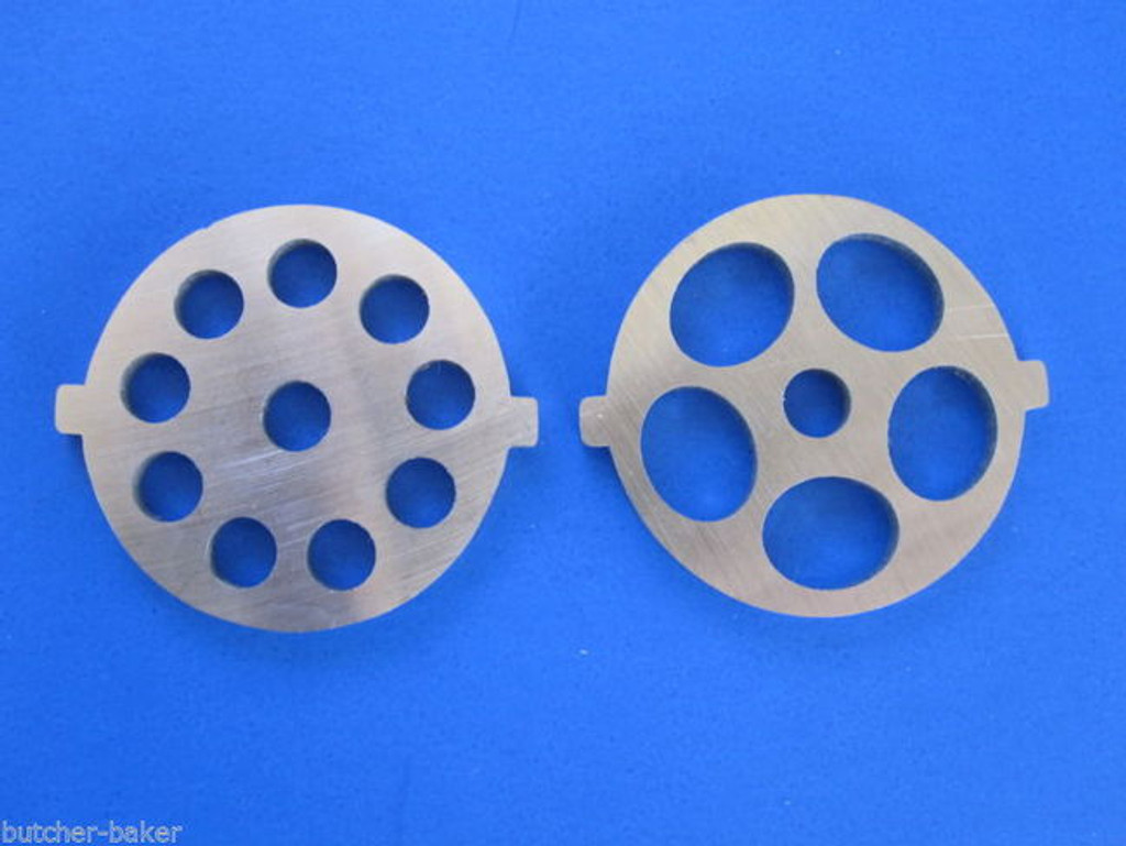 2 pc SET Meat Grinder plate for new style FGA KitchenAid Mixer Food Chopper