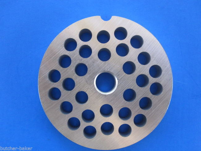 #8 (3) pc COMBO SET Meat Grinder Grinding plate disc knife blade Stainless Steel