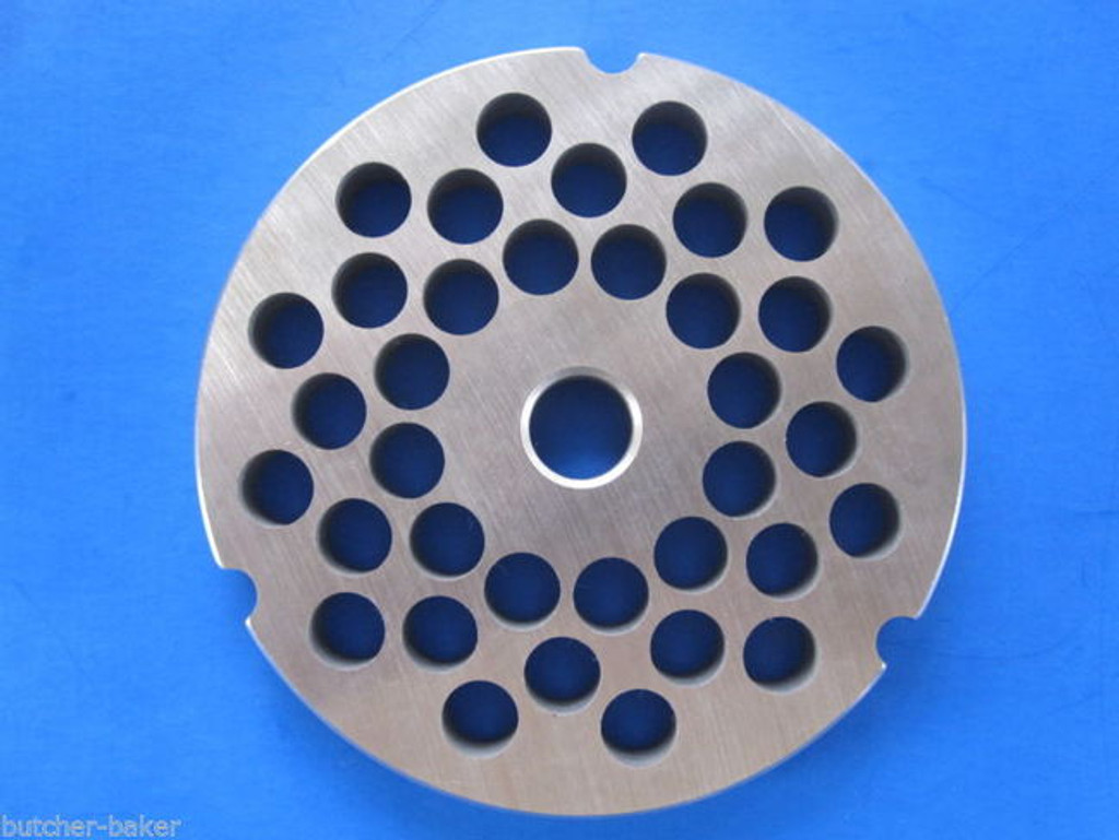 #32 SET Meat Grinder Sausage Stuffing Stuffer (2) Plates (2) knife for Hobart et