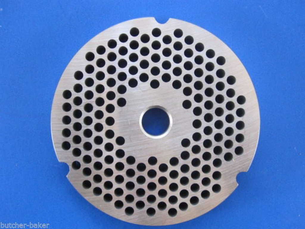 #32 3/16" (4.5mm) STAINLESS Meat Grinder Plate for Hobart 4332 4532 TorRey etc Replacement Part 00-108581-00002