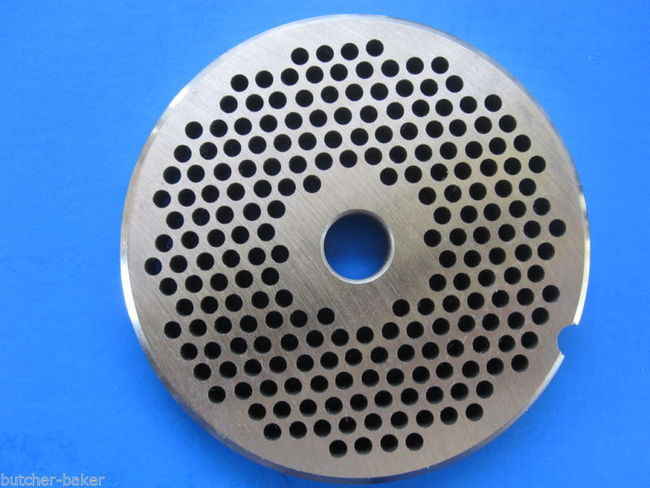 #12 x 1/8" PLATE & SWIRL KNIFE S/S Meat Grinder SET