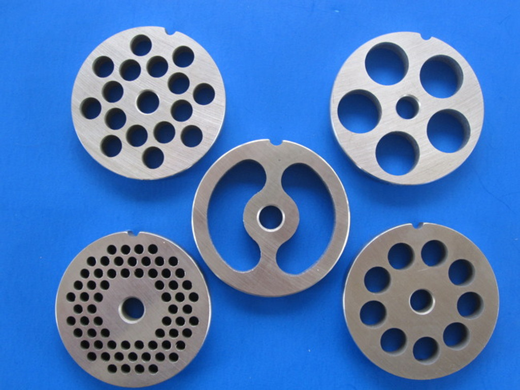 #12 SET (5) plates disc for Hobart LEM Cabelas Enterprise Meat Grinder Chopper