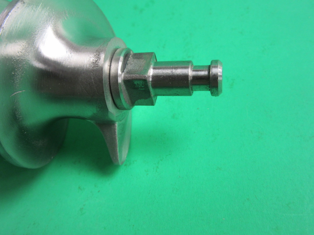 Size #8 LEM Big Bite Meat grinder stud tip for auger worm.  Model 779+ & 1779 