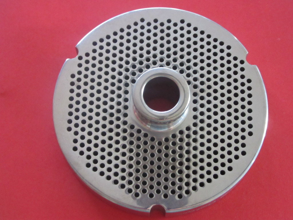   #42 x 1/8" (3mm) FINE GRIND MEAT w/HUB Meat Grinder Plate ITALY