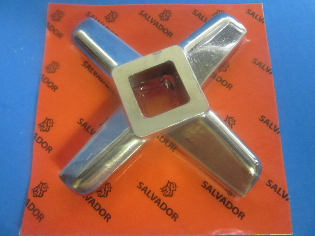 ITALY.  HEAVY DUTY  #42 size Meat grinder knife Cutter Blade for Hobart 4342 4542 Biro Berkel etc