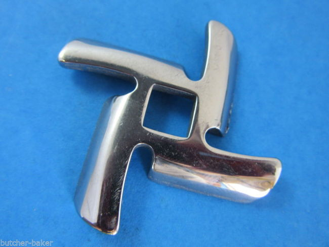 5/16" Meat Grinder plate disc & knife for Waring Pro, Back to Basics & Oster