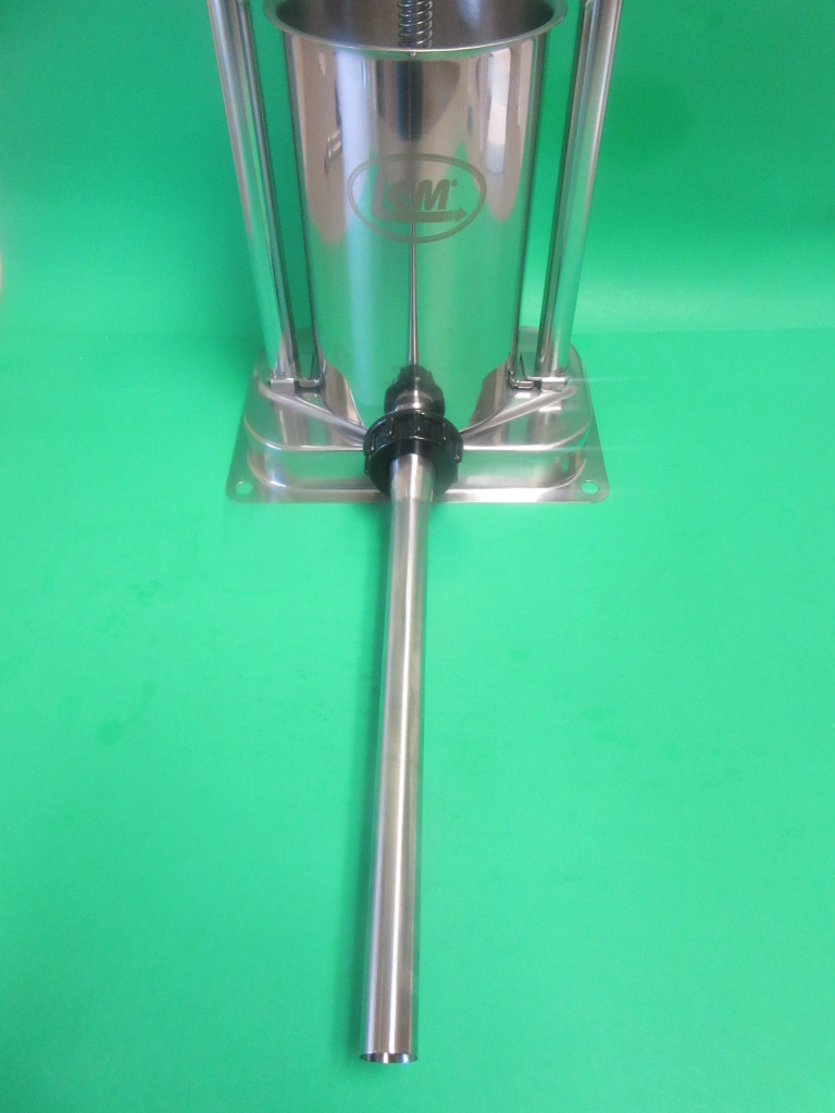 COMBO SET**  12" EXTRA LONG Sausage Stuffer Horn Tube 3/8" & 3/4" for LEM 5 LB Mighty Bite 
