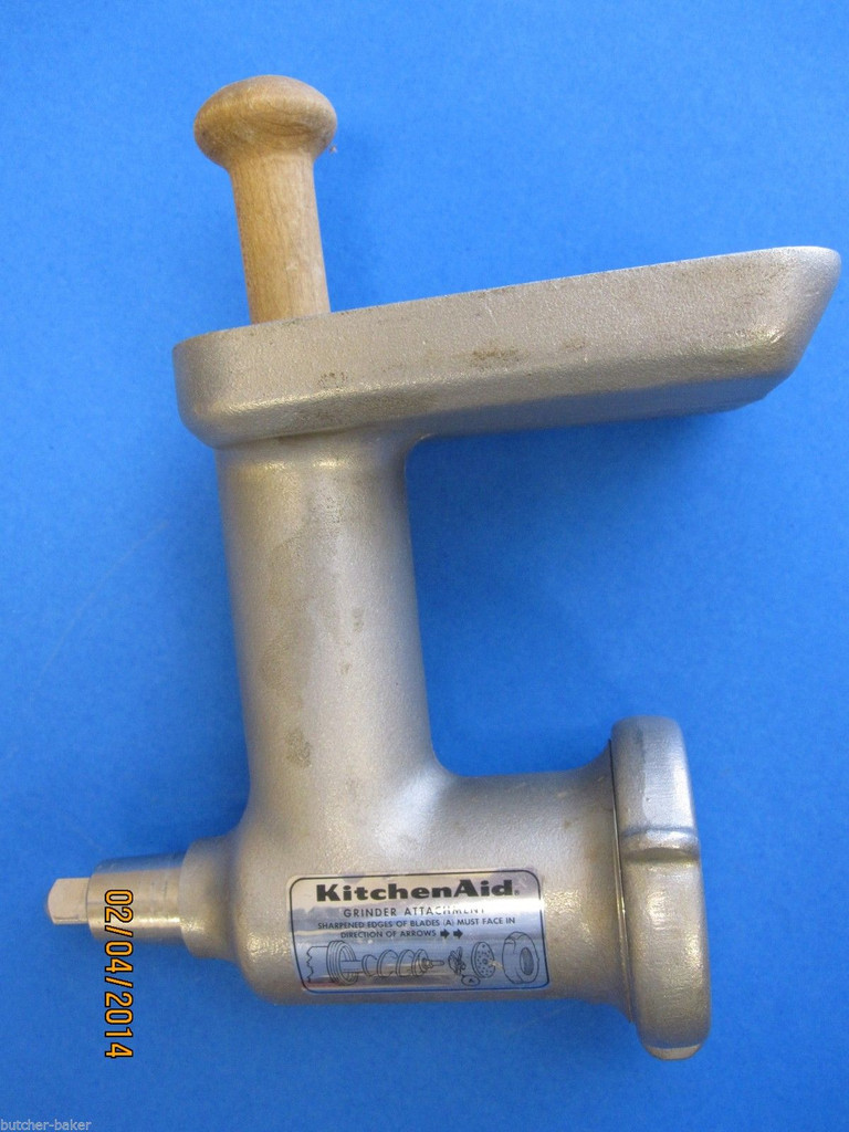 COMBO.  Complete set of new meat grinder plates and knife for the VINTAGE KitchenAid Mixer Metal Meat Grinder 