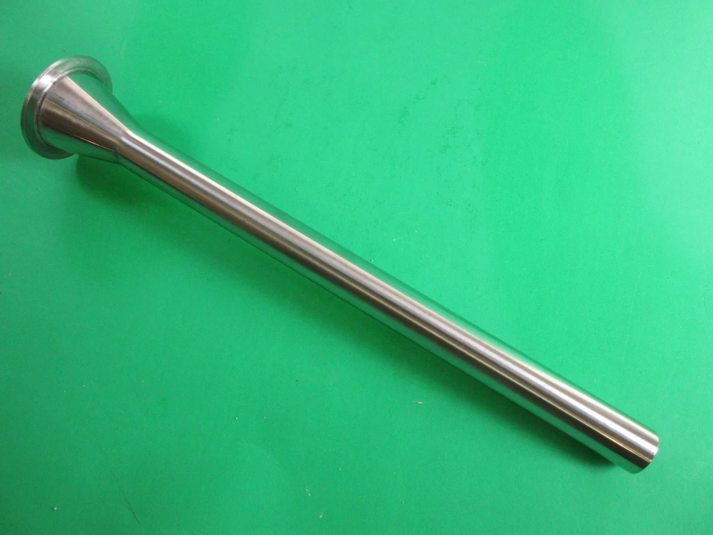 12" EXTRA LONG Sausage Stuffing Horn Tube 1/2" for Enterprise cast iron stuffer