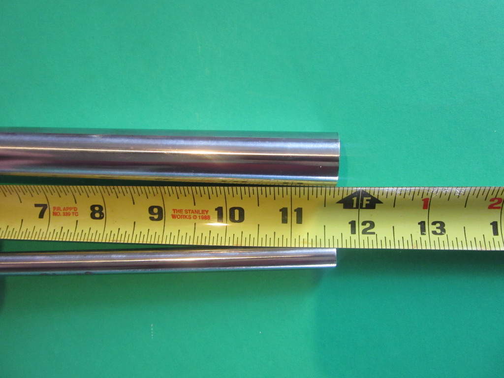 *1 9/16" base*  3 pc COMBO SET**  12" EXTRA LONG Sausage Stuffing Horn Tube 3/8", 1/2" & 3/4" for Enterprise cast iron stuffer
