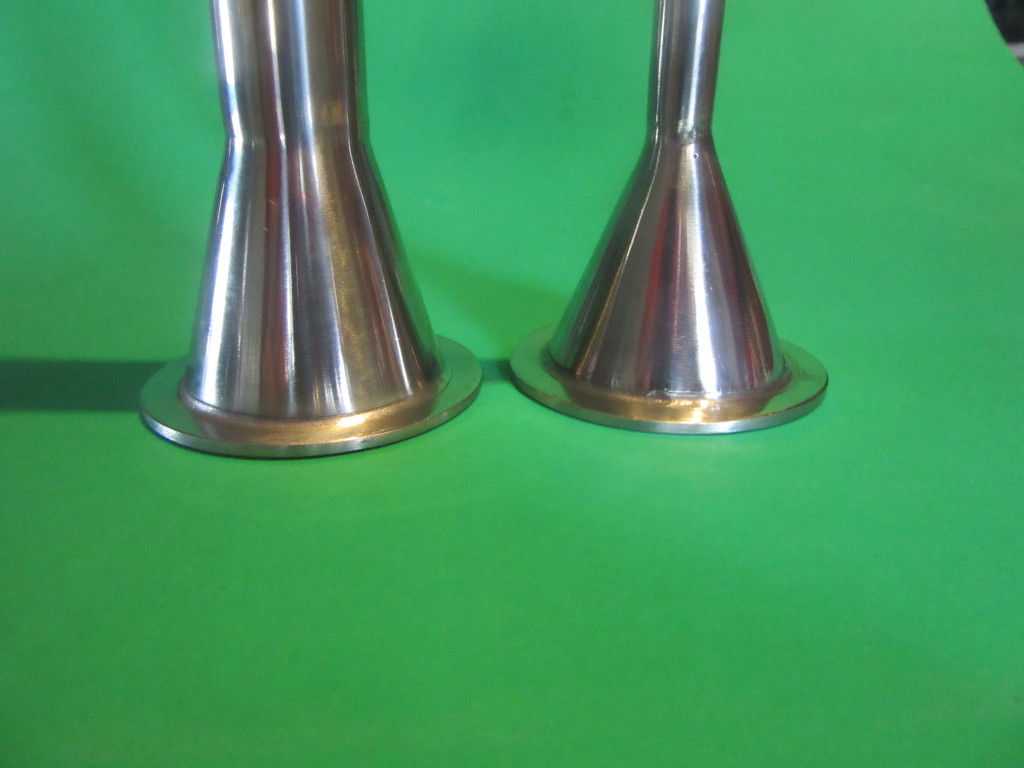 *COMBO SET* 12" EXTRA LONG Sausage Stuffing Horn Tubes 1/2" & 3/4" for Weston, Cabelas, VEVOR