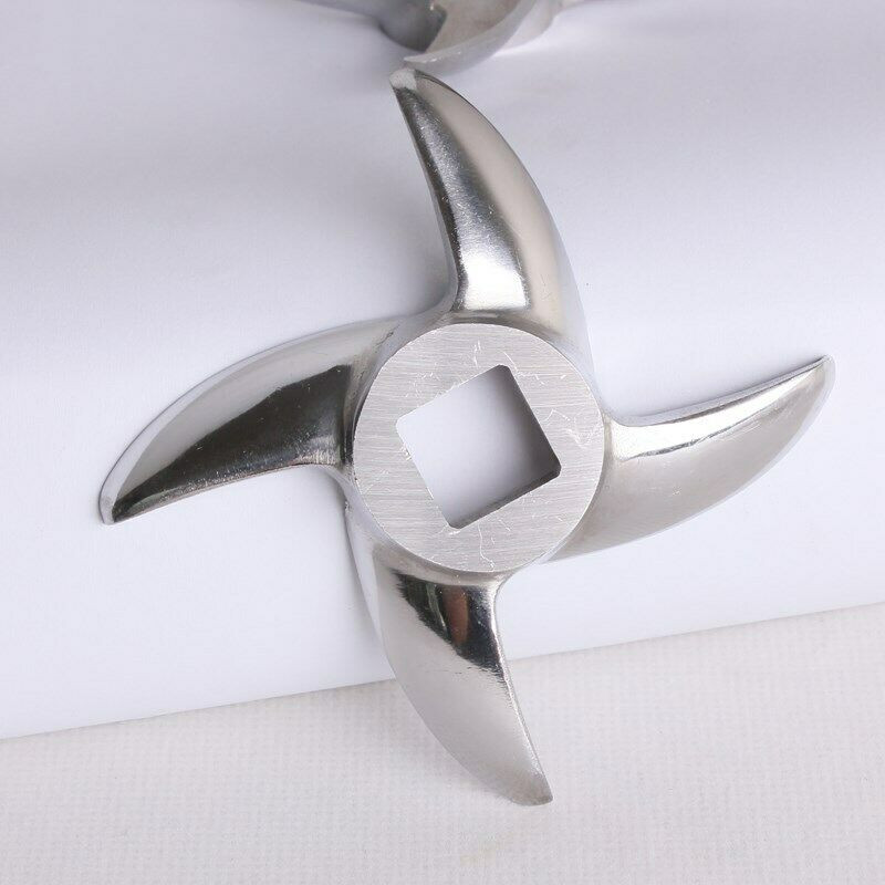 ITALY  size #32 SWIRL design meat grinder knife