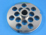 #52 x 3/4" holes.  Stainless Steel meat grinder plate