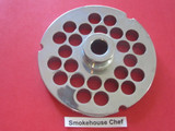 #32 x 1/2" (12mm) Sausage GRIND MEAT w/HUB Meat Grinder Plate ITALY