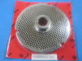   #42 x 1/8" (3mm) FINE GRIND MEAT w/HUB Meat Grinder Plate ITALY