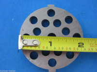 Meat Grinder plate disc die for electric Waring Pro & Deni w/ 3/16" BURGER holes