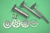 The Original STAINLESS STEEL Meat Grinder Attachment for Kitchenaid Mixer PLUS Sausage Stuffing Kit 