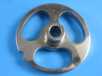 #22 Sausage Stuffer plate w/ HUB S/S Meat Grinder Plate & KNIFE LEM Cavelas MTN