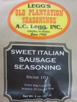 SWEET ITALIAN Seasoning for 50 LBS Sausage Seasoning Spices Links or Pan style