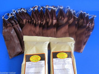 SUMMER SAUSAGE KIT Seasoning AND CASINGS for 50 lbs w/ long 2 lb sleeves