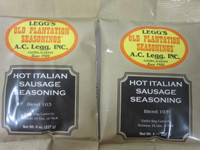 HOT ITALIAN Sausage Seasoning for 50 Lbs of Links or Ground   *Favorite Recipe*