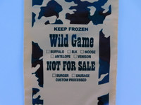 Freezer Bags.  200 ct.  1-Lb capacity for all wild game meat.  Burger Sausage